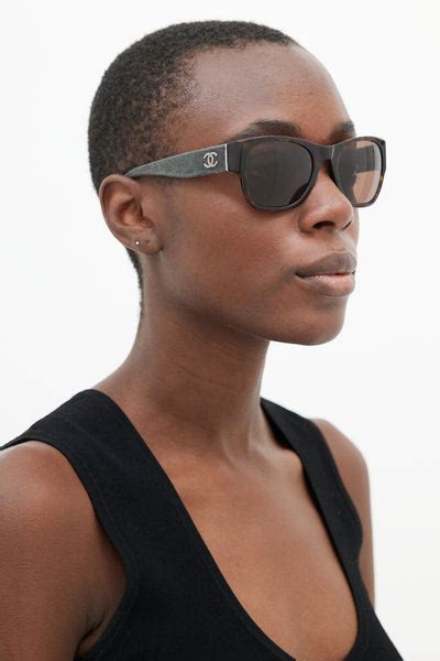 chanel round sunglasses 2023|chanel denim sunglasses 5162.